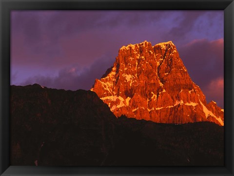 Framed Early Light in Jasper National Park, Alberta, Canada Print