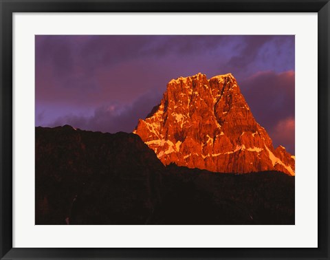 Framed Early Light in Jasper National Park, Alberta, Canada Print