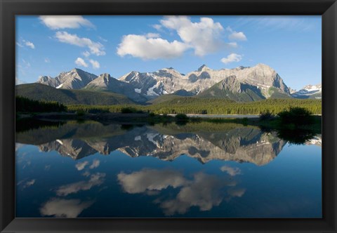 Framed Lower Kananaskis Lake, Peter Lougheed Park, Alberta Print