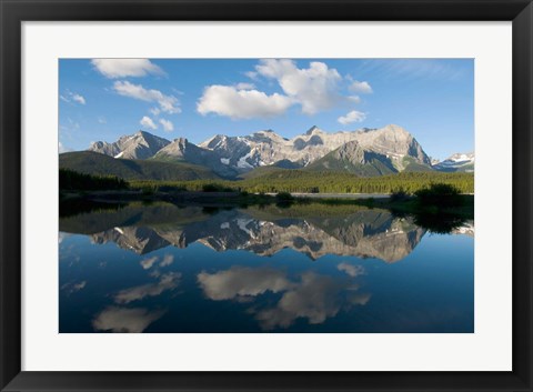 Framed Lower Kananaskis Lake, Peter Lougheed Park, Alberta Print