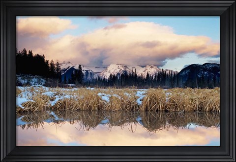 Framed Vermillion Lake, Banff National Park, Alberta Print