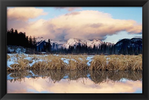 Framed Vermillion Lake, Banff National Park, Alberta Print