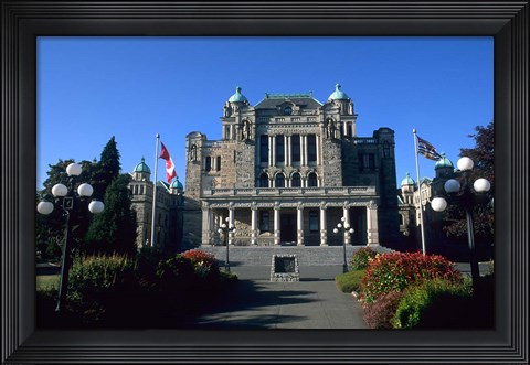 Framed Parliament Building, Victoria, British Columbia Print