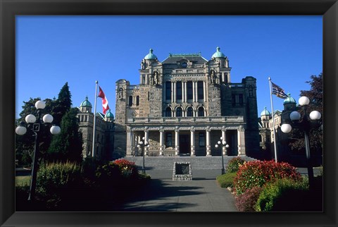 Framed Parliament Building, Victoria, British Columbia Print