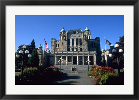 Framed Parliament Building, Victoria, British Columbia Print