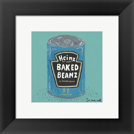 Framed Baked Beans Print