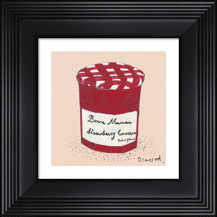 Framed Strawberry Conserve Print