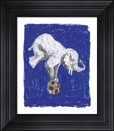 Framed Elephant Balance Print