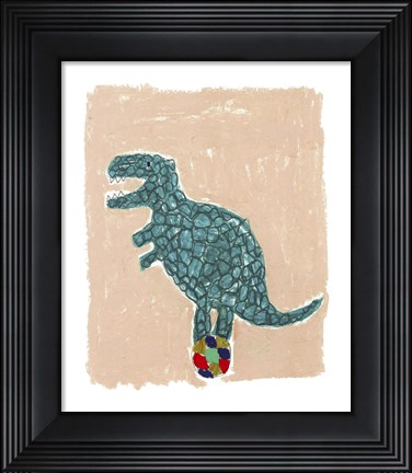 Framed T Rex Balance Print
