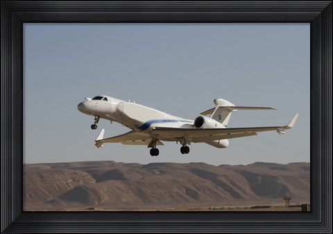Framed Gulfstream Nachshon-Eitam of the Israeli Air Force taking off Print