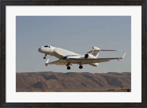 Framed Gulfstream Nachshon-Eitam of the Israeli Air Force taking off Print