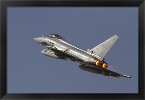 Framed Eurofighter Typhoon of the italian air force Print