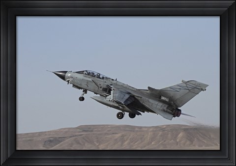 Framed Panavia Tornado of the Italian Air Force taking off Print