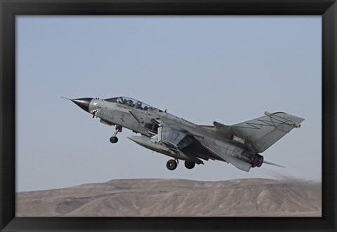 Framed Panavia Tornado of the Italian Air Force taking off Print