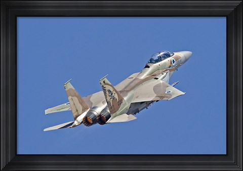Framed F-15I Ra&#39;am of the Israeli Air Force Print