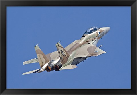 Framed F-15I Ra&#39;am of the Israeli Air Force Print