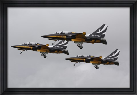 Framed Republic of Korea Air Force Aerobatic Team Print