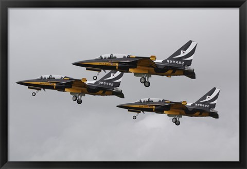 Framed Republic of Korea Air Force Aerobatic Team Print