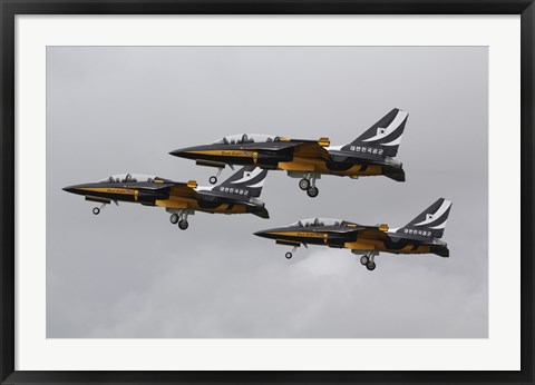 Framed Republic of Korea Air Force Aerobatic Team Print