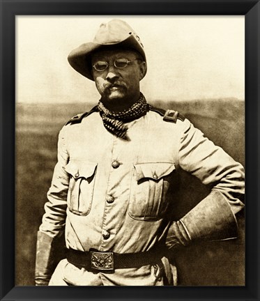 Framed Colonel Theodore Roosevelt Print