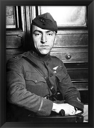 Framed Eddie Rickenbacker (digitally restored) Print