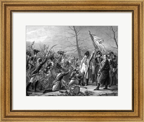 Framed Return of Napoleon from Elba Print