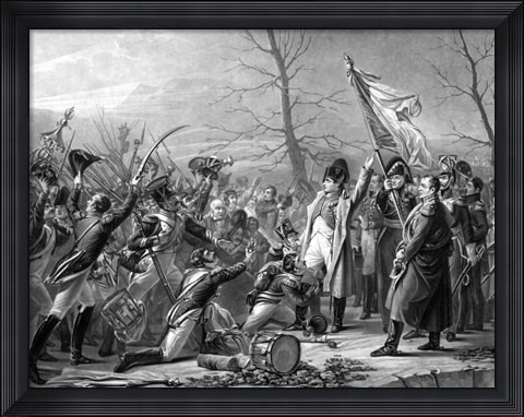 Framed Return of Napoleon from Elba Print