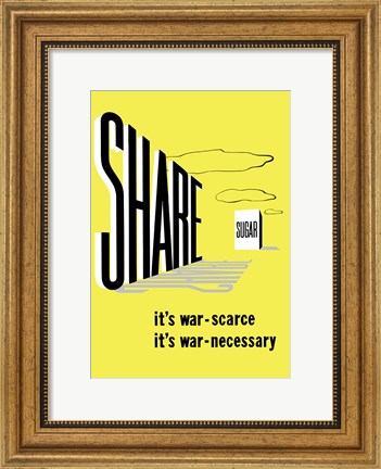 Framed Share Sugar Print