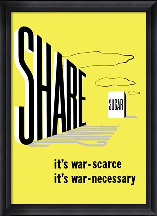 Framed Share Sugar Print