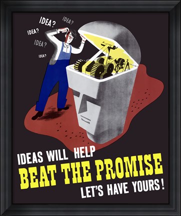 Framed Beat the Promise Print