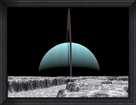Framed Illustration of the Giant Extrasolar Planet 70 Virginis B Print
