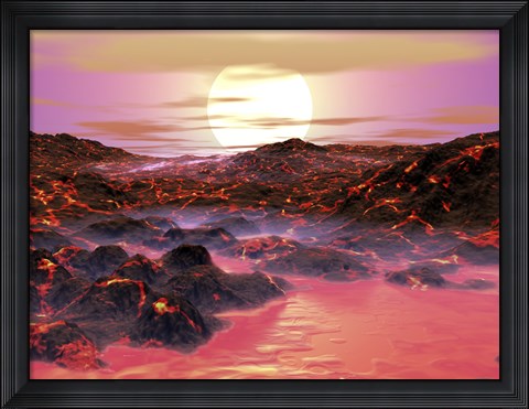 Framed Sun Begins its Journey Toward Becoming a Red Giant Print