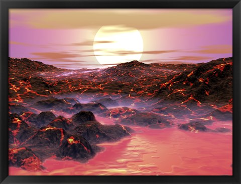 Framed Sun Begins its Journey Toward Becoming a Red Giant Print