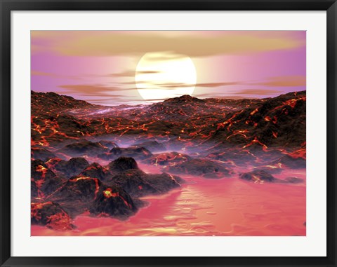 Framed Sun Begins its Journey Toward Becoming a Red Giant Print