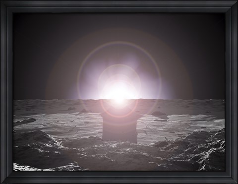 Framed Sunrise on Mercury Print