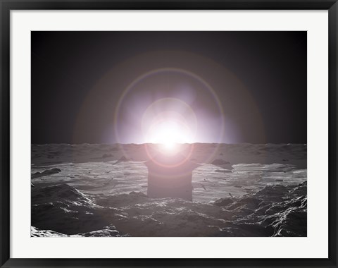 Framed Sunrise on Mercury Print