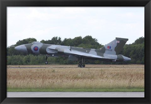 Framed Avro Vulcan Bomber of the Royal Air Force Print