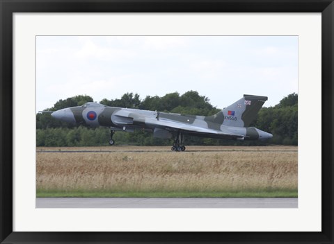 Framed Avro Vulcan Bomber of the Royal Air Force Print