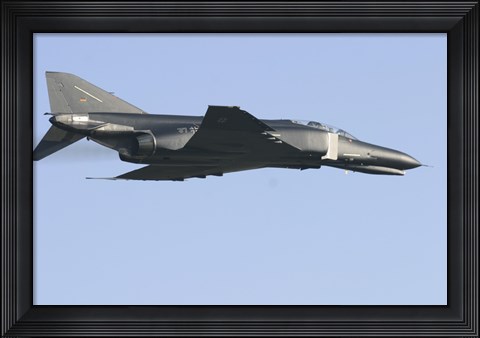 Framed F-4F Phantom of the German Air Force in flight Print
