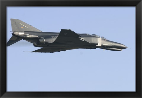 Framed F-4F Phantom of the German Air Force in flight Print