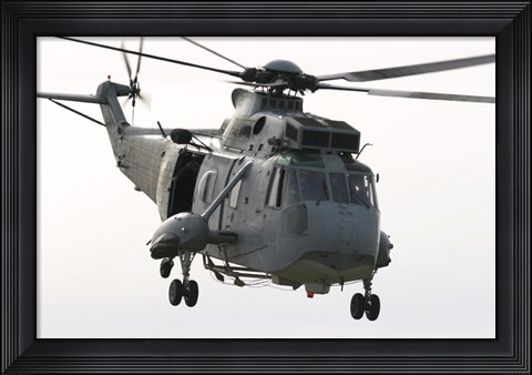 Framed SH-3D Sea King Helicopter of the Spanish Navy Print