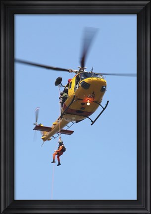 Framed CH-146 Griffon Helicopter of the Canadian Air Force Print