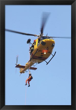 Framed CH-146 Griffon Helicopter of the Canadian Air Force Print