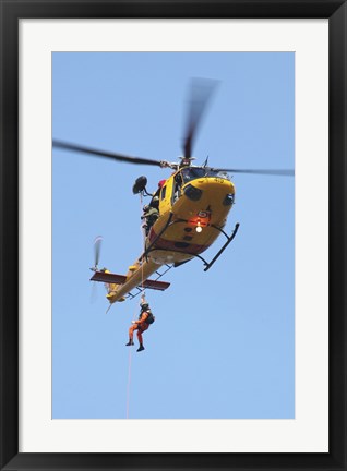 Framed CH-146 Griffon Helicopter of the Canadian Air Force Print