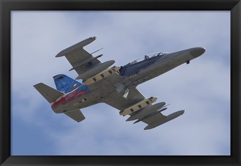 Framed Czech Air Force Aero L-159T Advanced Light Combat Aircraft Print