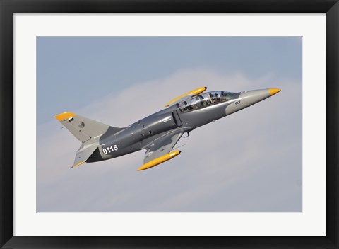 Framed Czech Air Force AERO L-39C Albatros Jet Trainer Print