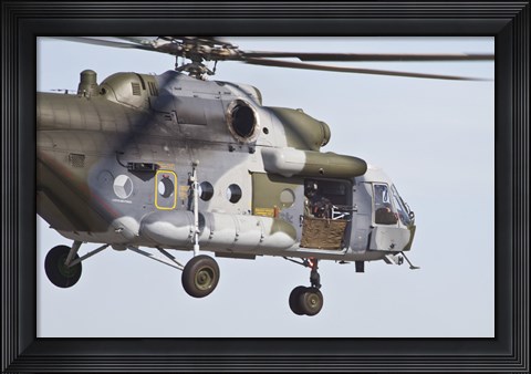 Framed Czech Air Force Mi-171 Print