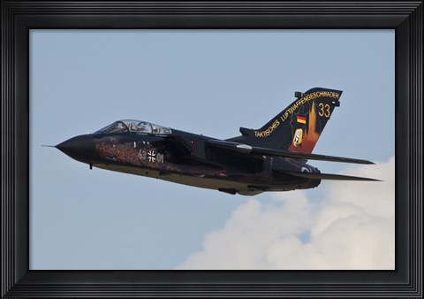 Framed German Air Force Tornado aircraft Print