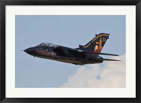 Framed German Air Force Tornado aircraft Print