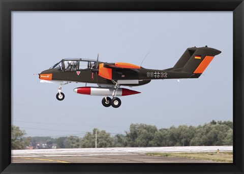 Framed Rare OV-10 Bronco in German Air Force Markings Print